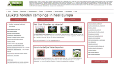 Desktop Screenshot of honden-campings.nl